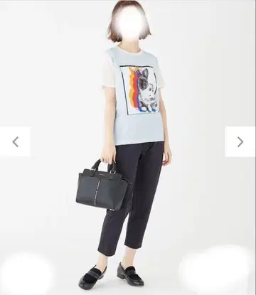 폴스미스 토끼 프린트 스카이블루 반팔 티셔츠