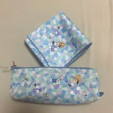 쁘띠플뢰르 이상한 나라의 앨리스 자수 필통 & 런치매트 세트