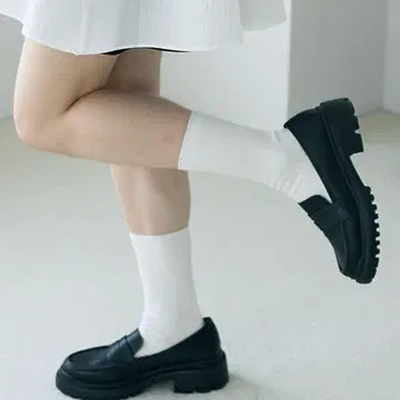 ORiental TRaffic 통굽 로퍼/블랙