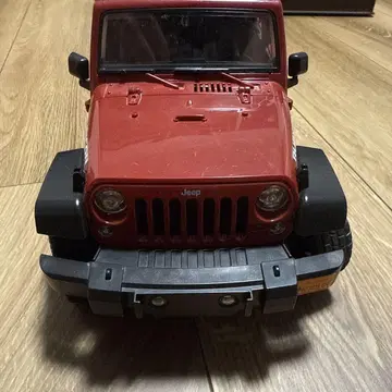 빨간색 Jeep 미니카 오프로드 스타일