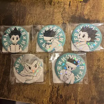 HUNTER x HUNTER 올스타 캔뱃지 [곤 5세트]