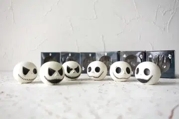 나이트메어 비포 크리스마스 잭 얼굴 오브제 6개 세트