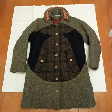 코즈믹 원더 라이트 소스 해리스 트위드 충전솜 코트