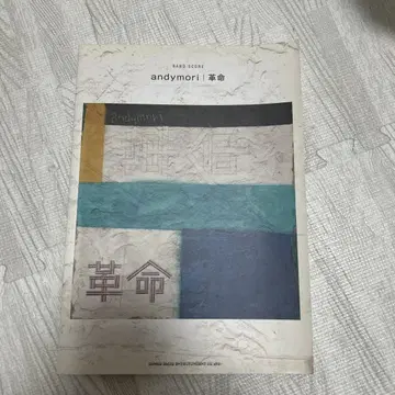 andymori 밴드 스코어 혁명 앤디