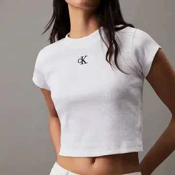 Calvin Klein Jeans 화이트 T셔츠 XS