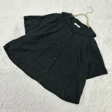 ESSEME 반팔 블라우스 블랙 L 돌려입기