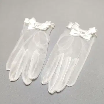 웨딩 장갑 (리본)