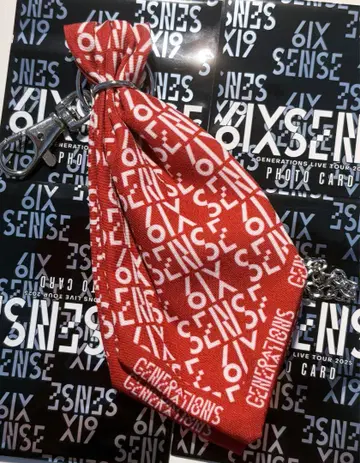 GENERATIONS 시라하마 아란 6IX SENSE 반다나 키체인