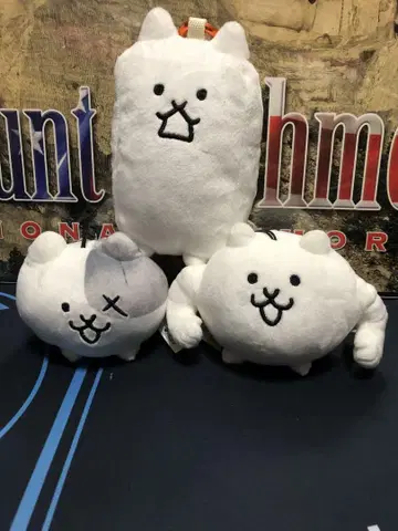 냥코 대전쟁 모찌후와 마스코트 전 3종