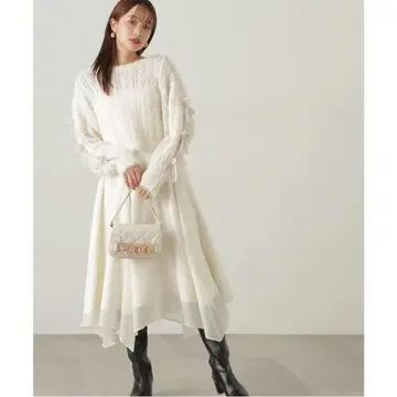 프로포션 바디 드레싱 카탈로그 게재 니트 & 스커트 새상품 70% 오프