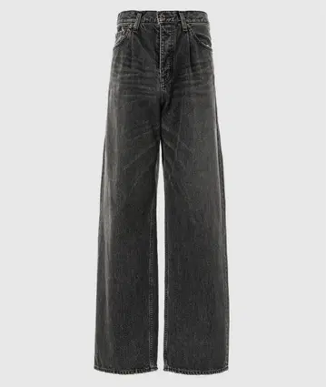 DAIRIKU 25SS Wide Denim Pants black