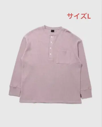 GO HEMP/HENLEY 4BTN WAFFLE 사이즈 L