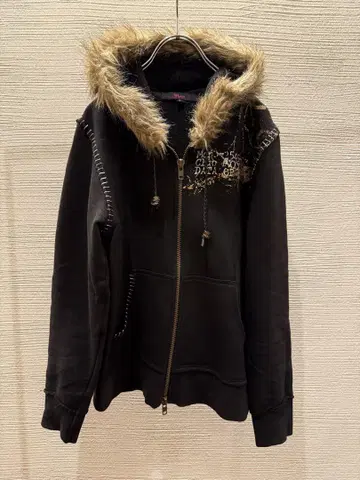 00s midas fur hoodie 일본 라벨 후드티
