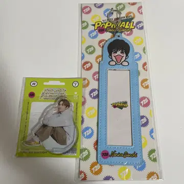 나니와단시 POPMALL 후지와라 죠이치로 포토 카드 키링 아크릴 스탠드