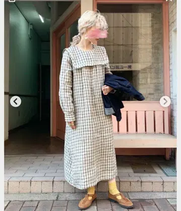 fig london morning LINEN sailor 원피스