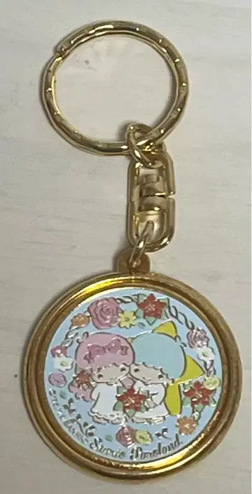 키키라라 메탈 참 키링 퓨로랜드 한정판 리틀트윈스타