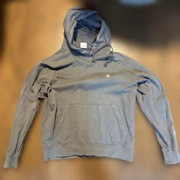Champion 그레이 후드 부착 후드티 X-LARGE