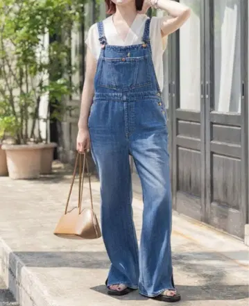 미사용 새상품! RED CARD TOKYO 데님 오버롤 살로펫 M