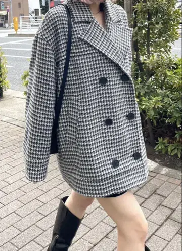 EMODA 미디 더블 코트