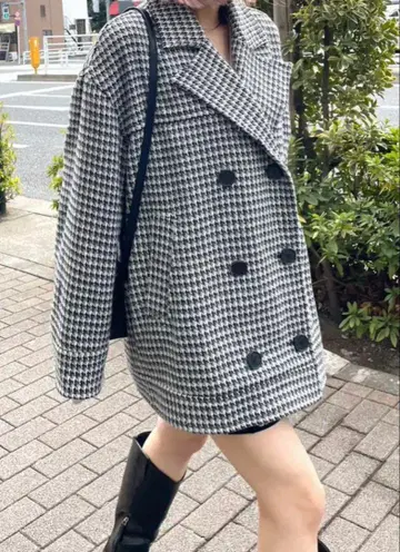 EMODA 미디 더블 코트