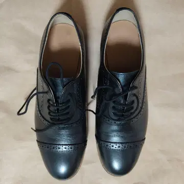 무인양품 레이스업 슈즈 여성용 신발 블랙 올 시즌