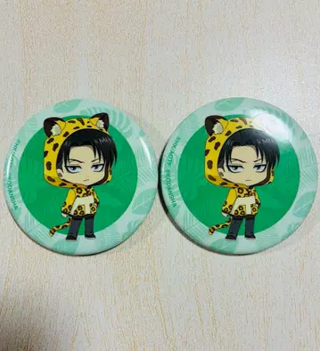 진격의 거인 토부 동물공원 캔뱃지 리바이 2개 세트