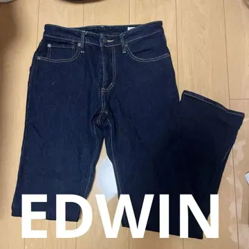 EDWIN GEF403 다크 데님 청바지 사이즈 30