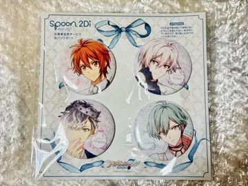 아이나나 Spoon 캔뱃지 세트 모모 텐 리쿠 유우