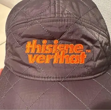 thisisneverthat 퀼팅 캡