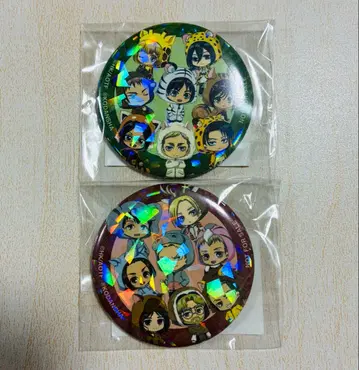 진격의 거인 동부 동물공원 캔뱃지 특전 집합 홀로그램 마레조