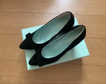 TOCCA 토카 스웨이드 펌프스 블랙 사이즈 37 23.5cm 새상품