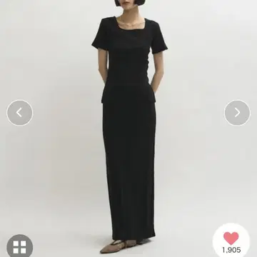 Miller for ADAM ET ROPE' 별주 스퀘어 티 스커트