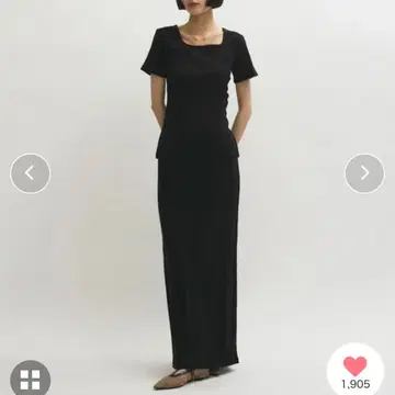 Miller for ADAM ET ROPE' 별주 스퀘어 티 스커트