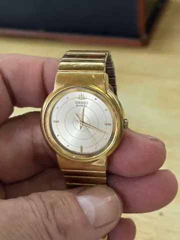 [ 작동품 ] SEIKO 세이코 손목시계 골드 빈티지