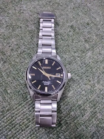 SEIKO 자동 와인딩 시계 블랙 다이얼