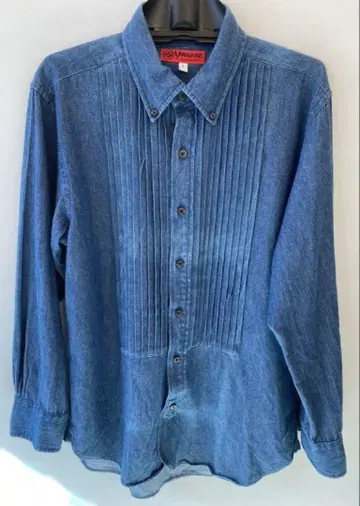 새상품급! evisu B.D. 플리츠 셔츠 싱가포르 yamane 도라쿠
