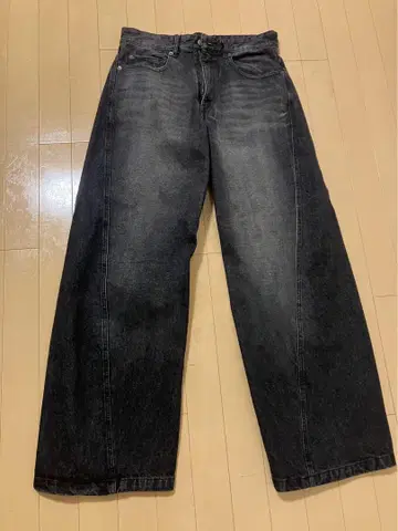 WYM LIDNM VINTAGE WASHED CURVED DENIM