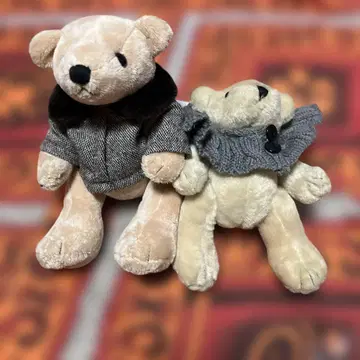 곰 봉제 인형 2개 세트 COMME CA ISM 귀여운 곰돌이 애호가에게