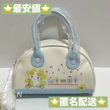산리오 고양이 모임 마쉬멜로우 같은 폭신폭신 냥코 미니 보스턴 파우치