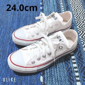 컨버스 로우컷 스니커즈 화이트 24cm