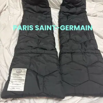 PARIS SAINT-GERMAIN 퀼팅 블랙 머플러