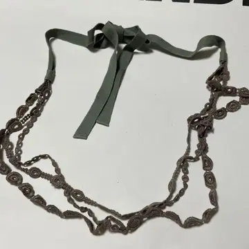 목걸이 액세서리 패브릭 소재 끈
