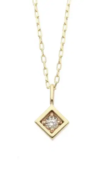 L&CO 엘르앤코 다이아몬드 목걸이 K10 0.03ct