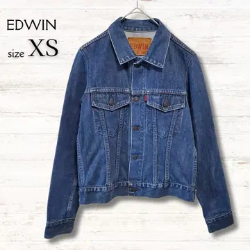 에드윈 EDWIN 데님 자켓 G 다크 블루 XS 겉옷