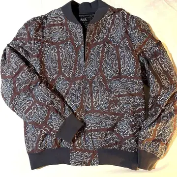 A.P.C. 페이즐리 집업 블루종 S