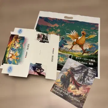 TGS2025 스퀘어 에닉스 배포물 FINAL FANTASY 도쿄 게임쇼