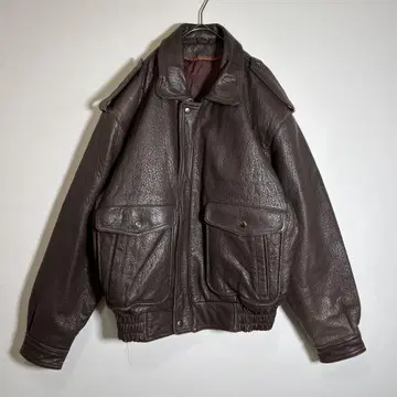 리얼 가죽 천연 가죽 양가죽 충전솜 A-2 플라이트 자켓 가죽 자켓