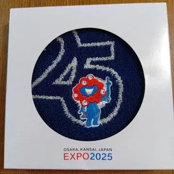 EXPO 2025 미야쿠미야쿠 타월 손수건 네이비