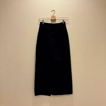 STYLEMIXER 롱 데님 스커트 S 사이즈 다크 컬러