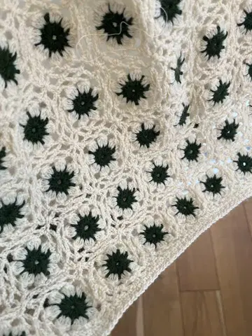 구제 의류 크로셰 스커트